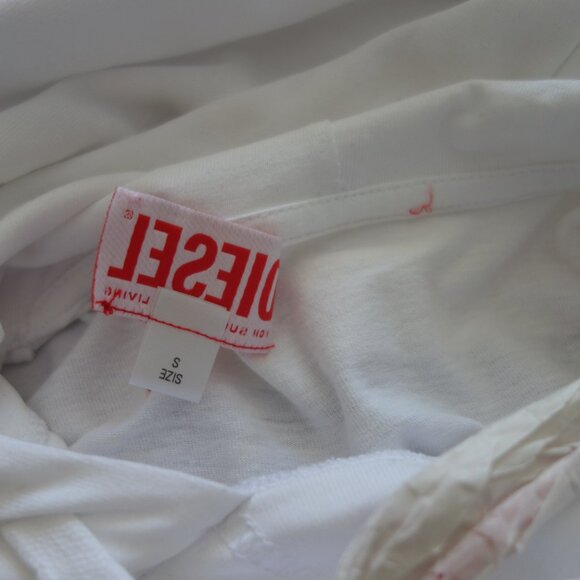 Diesel Now Quaint...A Quiet Queen Size S Long Sleeve Hoody T-Shirt *New w/ Tags* - Picture 11 of 16